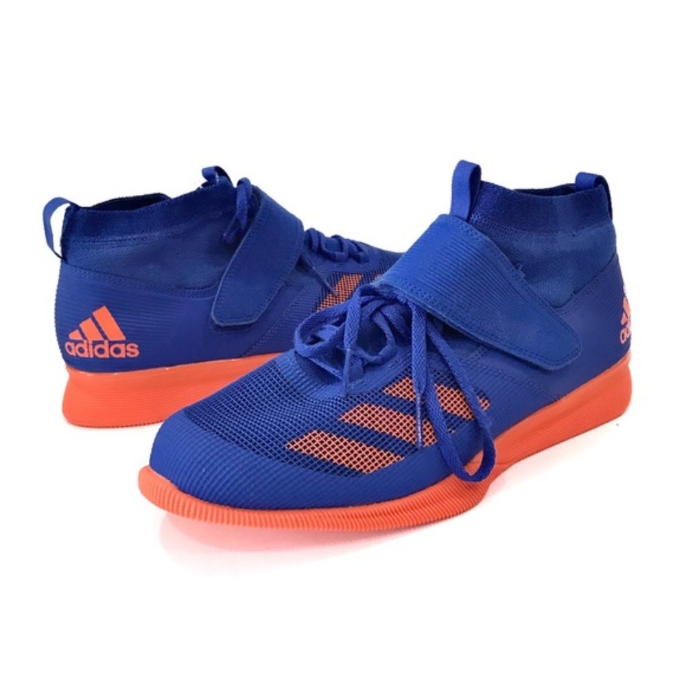 Adidas Blue Crazy Power RK Weightlifting Shoes Blue Orange NWT